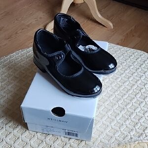 Weissman Black Ribonnette Tap Shoes